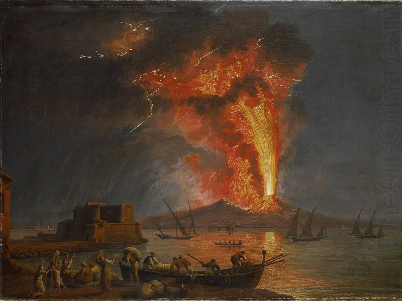 Ausbruch des Vesuvs, Jacob Philipp Hackert